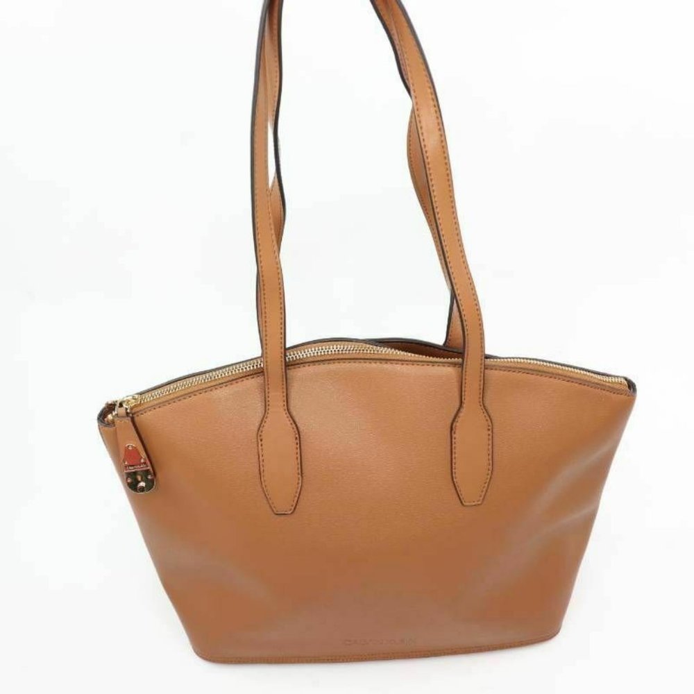 Calvin Klein Womens‎ Daytonna Lock Tote Bag Brown